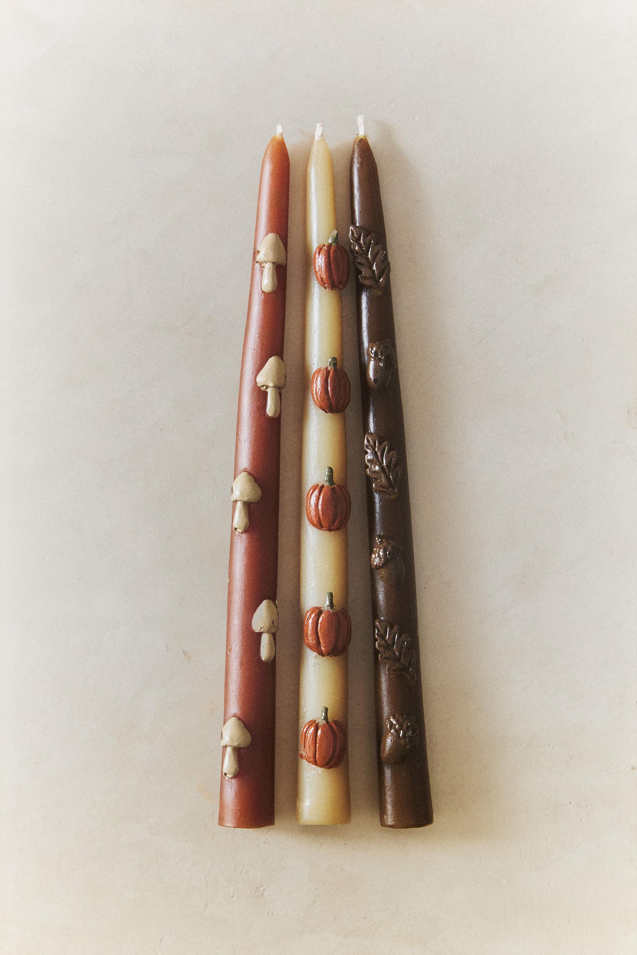 PUMPKIN SPICE SCENTED CANDLE PACK (SET OF 3)